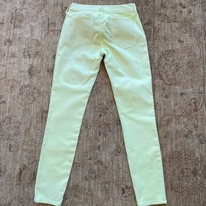 Bright yellow muted neon jeans from GAP 1969 size 0 / 25.